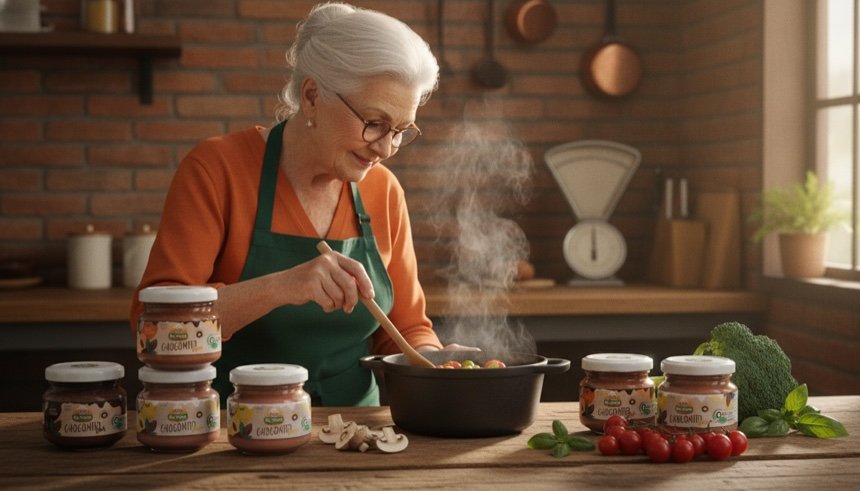 O carinho de quem cozinha pra família